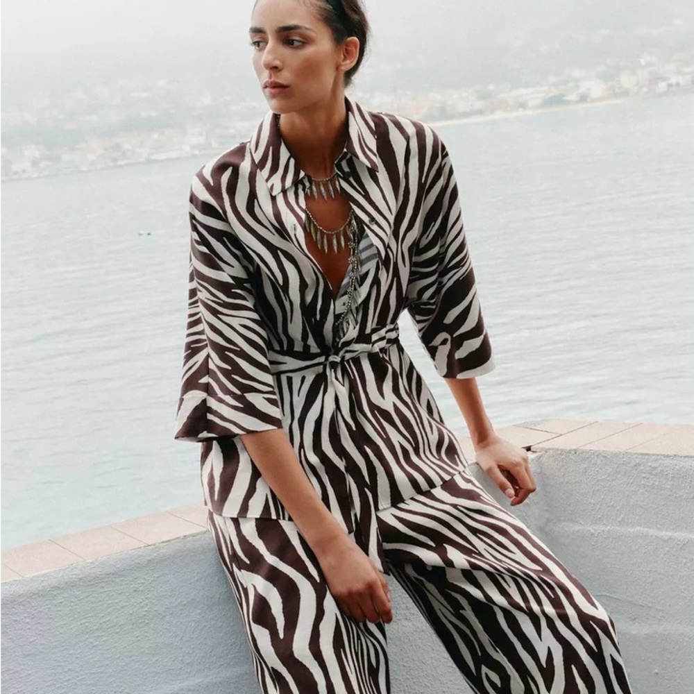 Zebra Print  top and pants